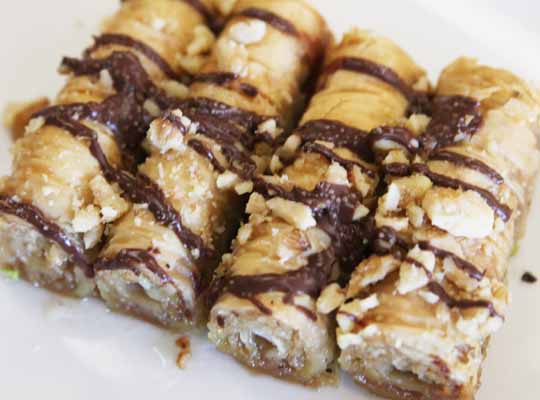  Chocolate Walnut Baklava