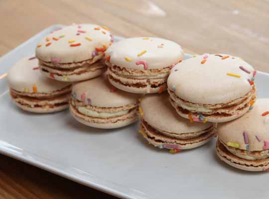 Birthday Cake Macarons