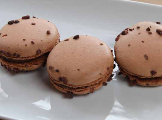 Chocolate Macarons